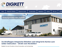 Tablet Screenshot of digikett.de